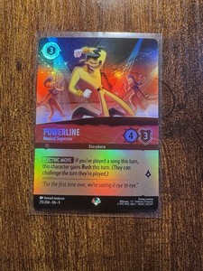 Disney Lorcana Fabled Powerline Musical Superstar Epic Foil 215/204