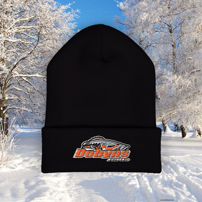 Dobyns Rods Fishing Black Beanie Hat Size Adult