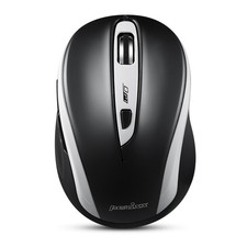 PERIMICE-721WB Wireless Ergonomic Mouse - 5 Button Optical Design - Silent Cl...