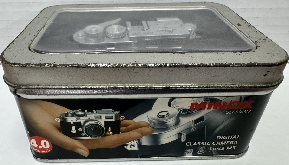 Kasse Minox camera Leica M3 2.1 Minox Leica Camera M3 2.1 New In Box - miniature digital camera