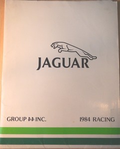 Jaguar Media Kit Group 44 Inc 1984 Racing XJR-5 Coupe