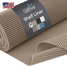 HOME GENIE Shelf Drawer and Cabinet Liner, Durable with Strong Grip, 12 in X 20