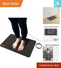 Conductive Carbon Grounding Mat for Sleep  Wellness - 15ft Cord Included