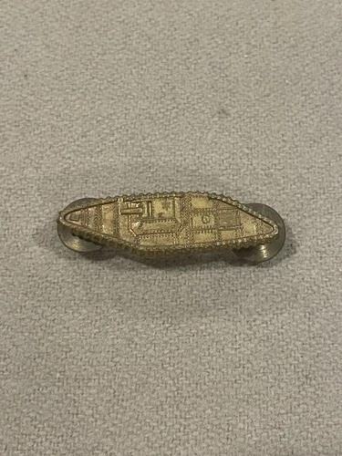 WW2 WWII US Army Military Armored Tank Corps Collar Device Pin Clutch Back VTG