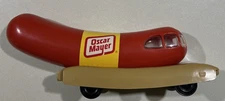 Vintage 1990's Oscar Meyer Weiner Mobile 10" Coin Piggy Bank USA TEAM