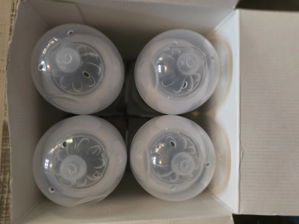 Бутылки из натурального стекла Phillips Avent 8 унций упаковка 4 шт. 1 м+ против колик - Изображение 2 из 3