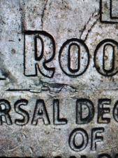 2023 P Eleanor Roosevelt Quarter Elliptical Clip Die Chip Clad