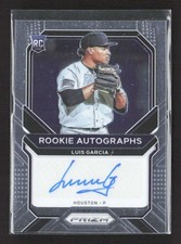 2021 Panini Prizm Luis Garcia #RA-LUG Rookie Auto Houston Astros TV2895