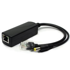 Active 48V to 12V PoE Splitter Adapter, IEEE 802.3af Compliant 10/100Mbps, DC...