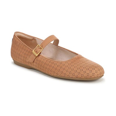 Women's Wexley Mary Jane Ballet Flats Camelot Brown Fabric