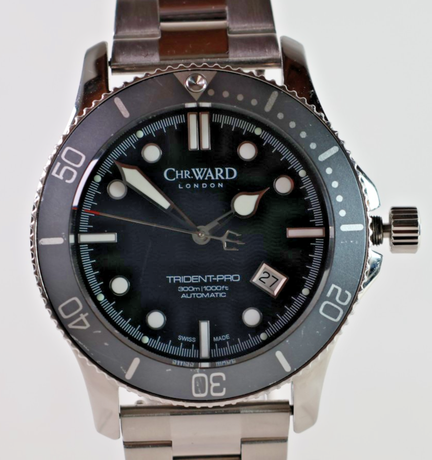 Christopher Ward original C60 Trident Pro 300 m 1000ft 42mm