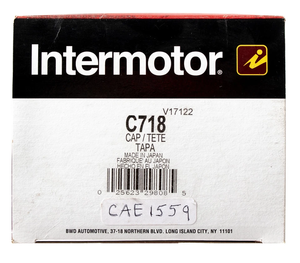 Intermotor Genuine Import Parts Distributor Cap 1990-1995 Nissan Pathfinder C718 - Image 2 of 4