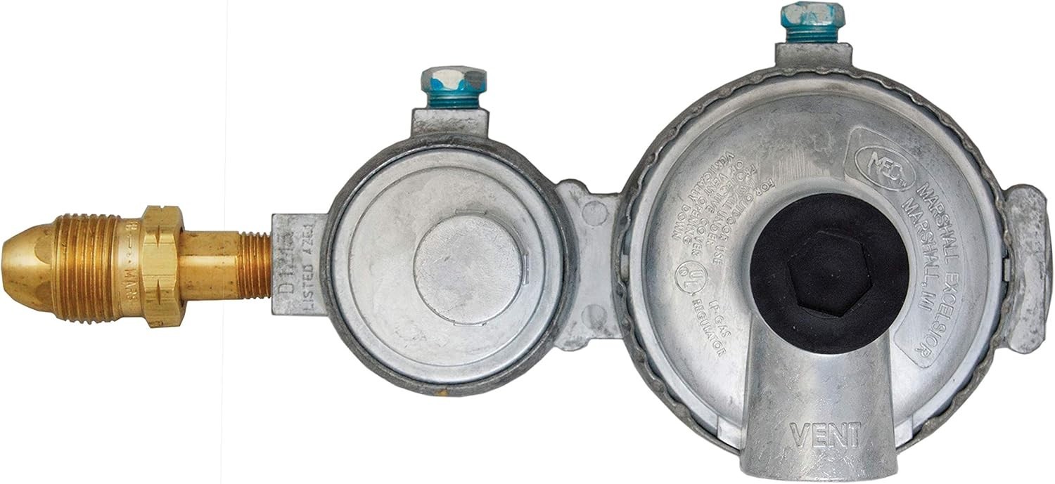 Professional Two-Stage Gas Regulator with Zinc Construction & Vent Options