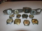 Vintage Mens Seiko Watch Lot Parts/Repair SEIKO ARMITRON TIMEX SAXONY SHEFFIELD