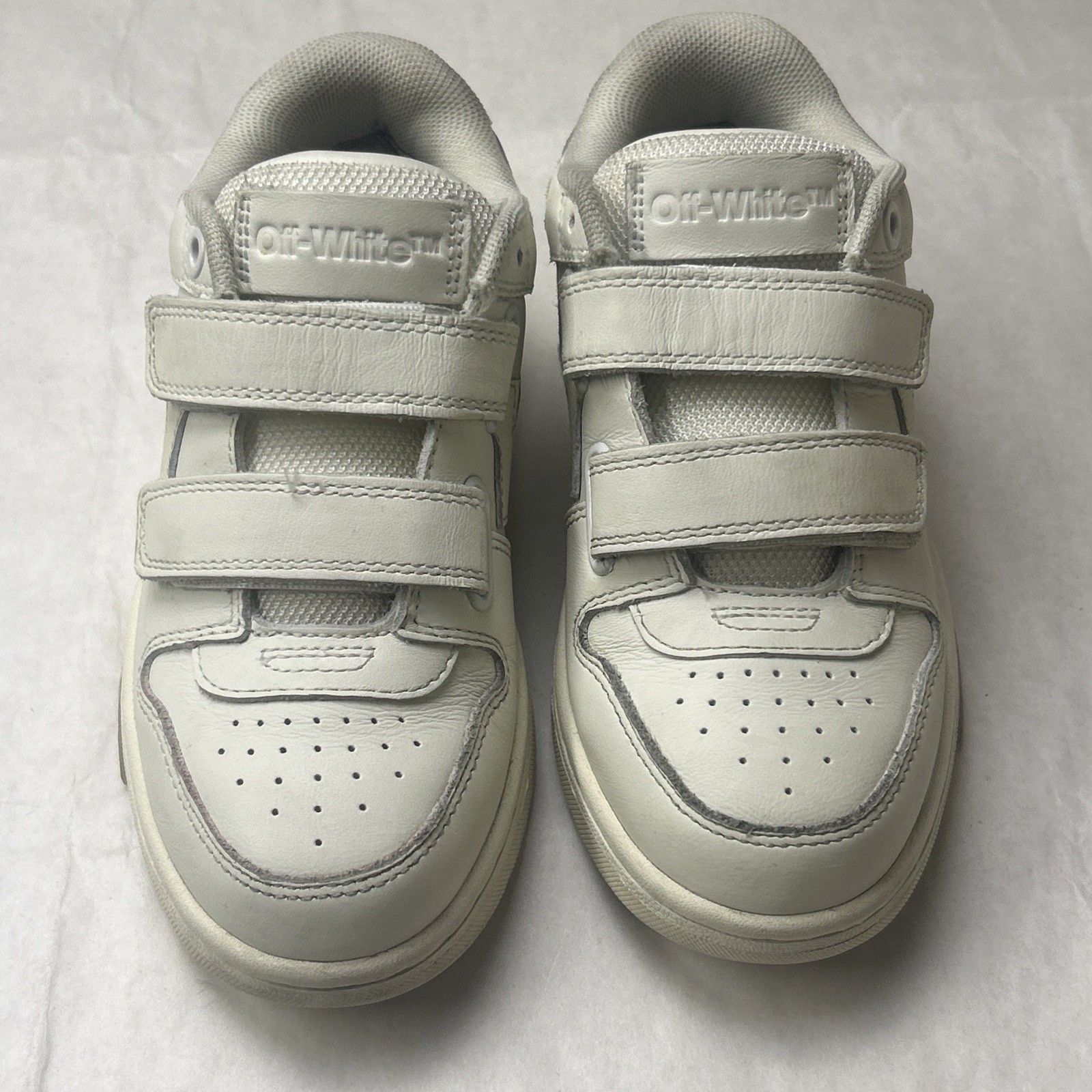Off-White Kids OOO Strap Sneakers White Size 28 OBIA008F22LEA001010 thumbnail 5