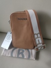 Bogner Leder Handytasche mit passendem Schultergurt und Schutzbeutel - UVP 195€