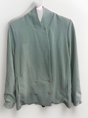 Rodebjer Crepe Sage Vienna Blazer Original $390! Sz L (37 ). Old Money, Academia