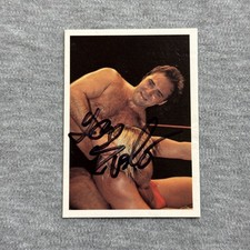 1988 Wonderama NWA #101 Larry Zbyszko Signed IP Auto
