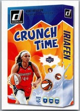 2025 Panini Donruss WNBA Crunch Time Kiki Iriafen Rookie Insert Card RC #20