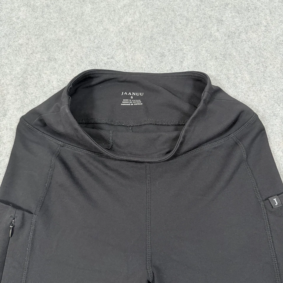 Jaanuu Stretch Yoga Skinny Scrub Pants Women's Size Small (Actual 31x29) Black - Image 4 of 4