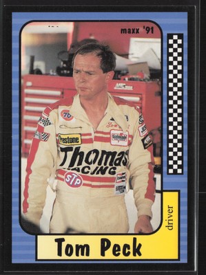 1991 Maxx #204 Tom Peck Mark Thomas Racing Rookie