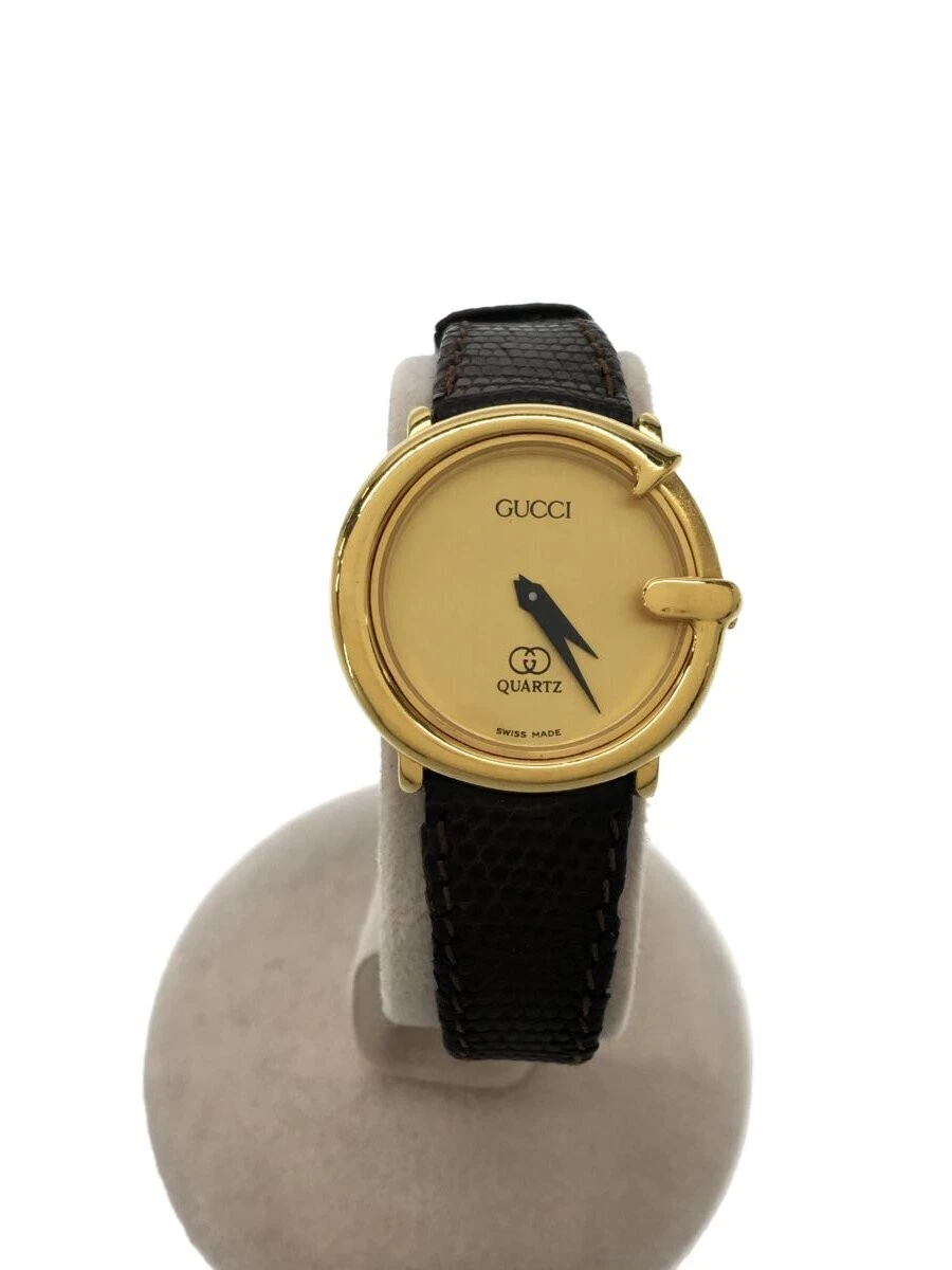 Montre Gucci Quartz/Analogique/Or/Détérioration de la Ceinture//