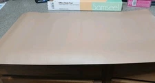 Samseel Office Desk Pad size Medium 31 1/2" x 15 3/4" Beige