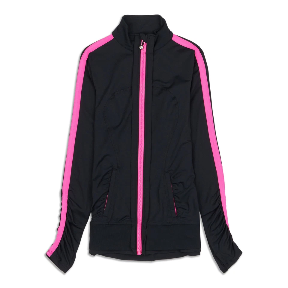 Chaqueta informal con cremallera para mujer Lululemon talla 6 multi