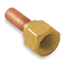 JB INDUSTRIES A32703 Flare to Sweat Adapter,Brass,3 in L, PK2 3DXE2