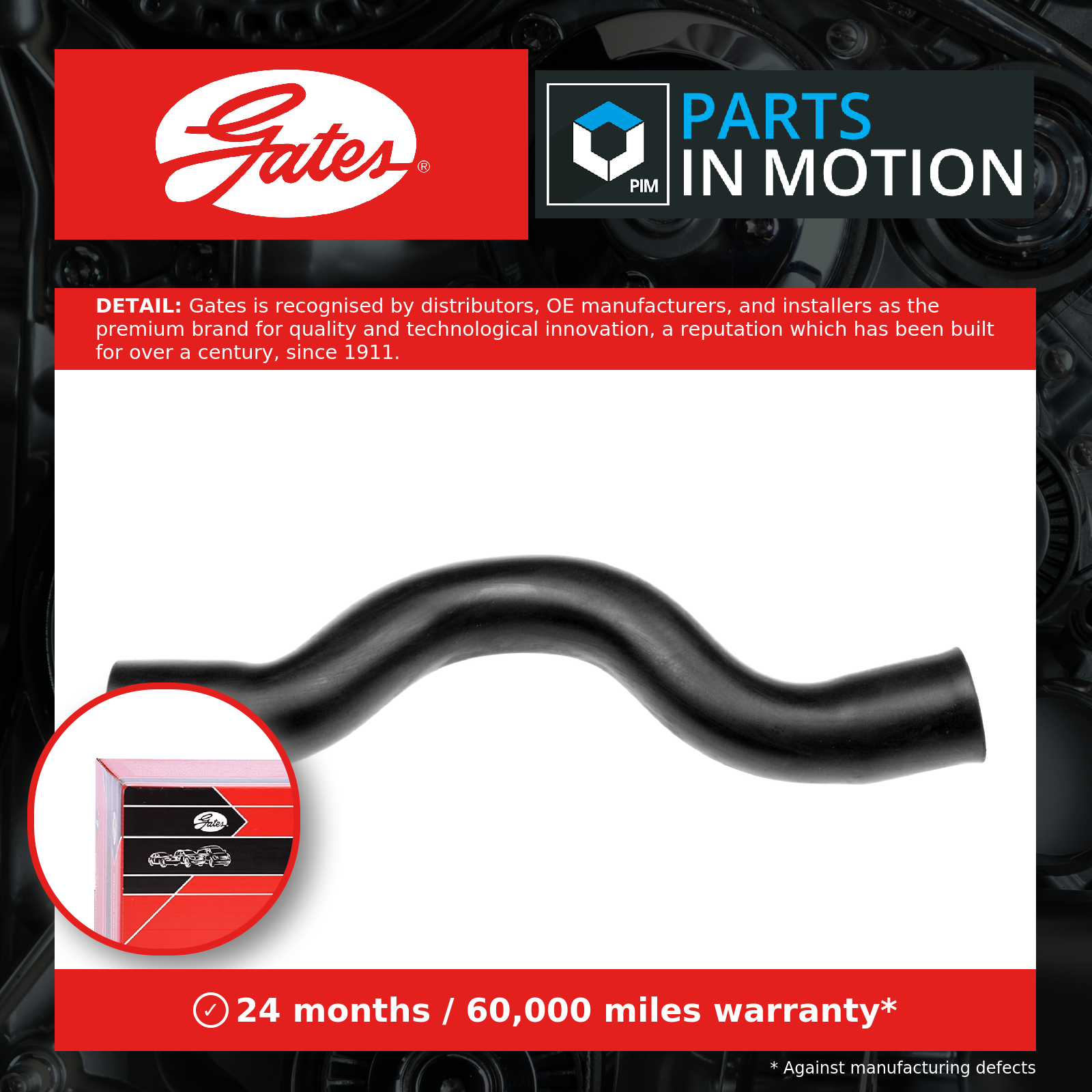 Fits GATES 05-4188 CURVED HOSE 05-4188 ⭐UK Stock⭐ - Image 5