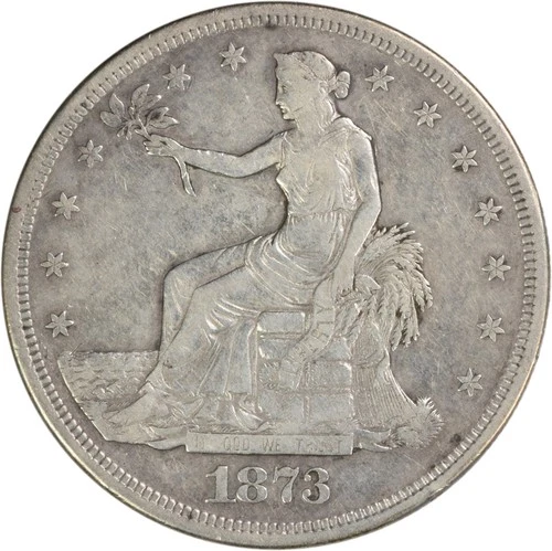 1873-CC Trade Dollar VF Uncertified #500