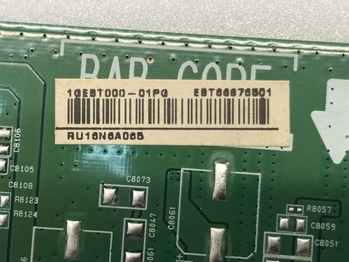 LG 82UP8770PUA BUSJLKR MAIN BOARD UNIT EBT66676501 / EAX69462005 (1.0) - Picture 5 of 5