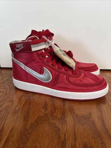 Talla 9 - Nike Vandal Supreme Alto Rojo Metálico Pack AH8652-600 Sin Caja - Imagen 2 de 6