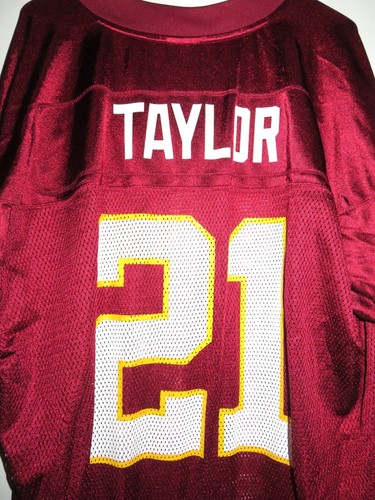 New Reebok Washington Redskins Commanders Sean Taylor #21 Jersey Burgundy XL - Picture 5 of 5