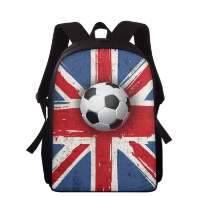 Football On The Mi 15'' Backpack Schoolbag Shoulder Satchel Bookbags School Bag