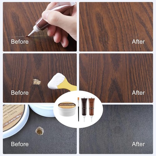 Furniture Repair Kit Wood Putty Repair Fillers Hardwood Laminate Floor Repair - Picture 8 of 9