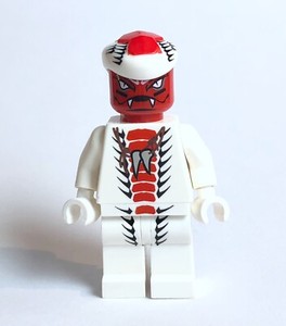 Lego Ninjago Snappa Fangpyre Scout Red Snake Ninja Minifigure 9442,9564
