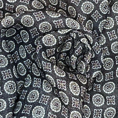 £45 UNBRANDED BROWN FOULARD POCKET SQUARE MADE IN ITALY X0 - Picture 7 of 8