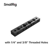 SmallRig Camera Cheese Bar Cheese Plate with 1/4" and 3/8" Threaded Holes 1091