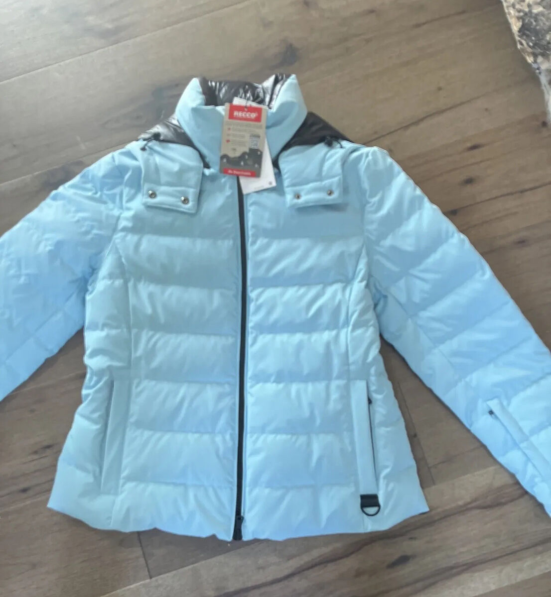 ZARA WOMEN WATERPROOF DOWN puffer SKI COLLECTION SKY BLUE ZARA WOMEN WATERPROOF DOWN puffer SKI COLLECTION SKY BLUE
