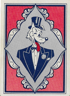 Guaranteed Vintage 1950s Playing Card Model Unknown 3/1/2 x 2 1/2