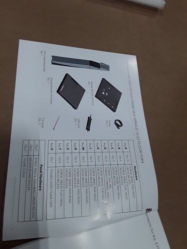 Elo Wallaby Self-Service Stand, For POS Terminal E421325 *Stand Only No Terminal - 第 4/5 張圖片