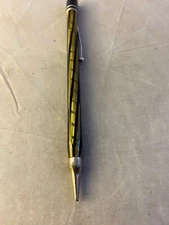 C1920s-30s Vintage EVERSHARP Transparent&Black Diagonal Stripe Pencil