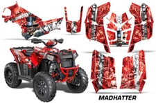 ATV Graphics Kit Decal For Polaris Scrambler 850XP 1000XP 13-22 Mad Hatter RW