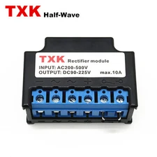 TXK 10A input AC200-500V output DC90-225V half-wave brake rectifier module