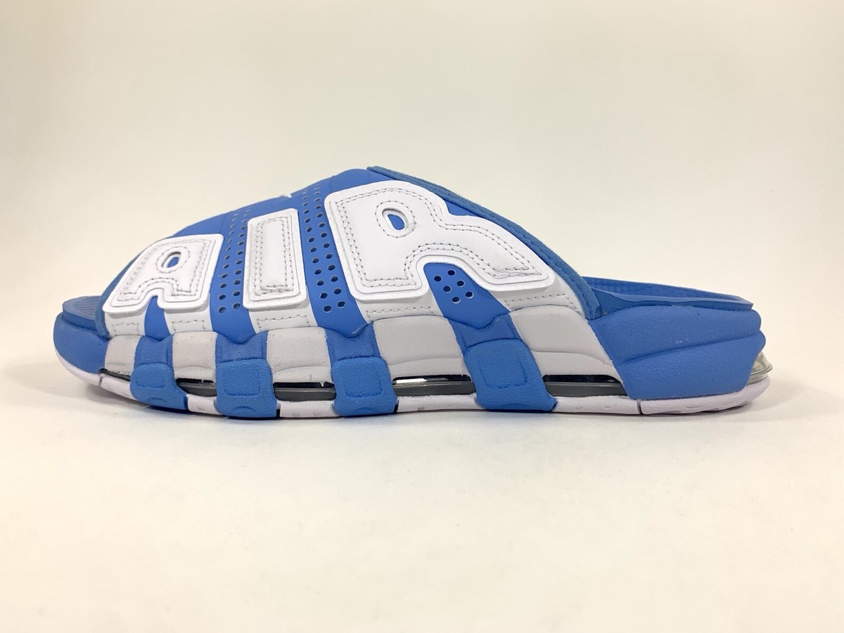Nike Air More Uptempo Slides UNC University Blue White