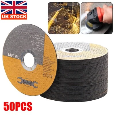 IWARE 50X115MM 4.5" METAL CUTTING BLADE DISC STAINLESS STEEL ANGLE GRINDER THIN 1.2MM