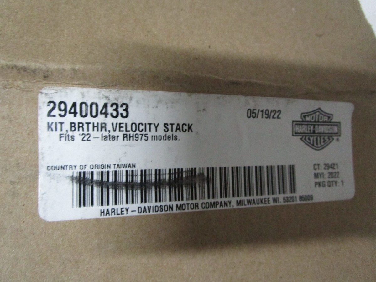 TATページ Velocity Stack 29400433 | Harley-Davidson ME