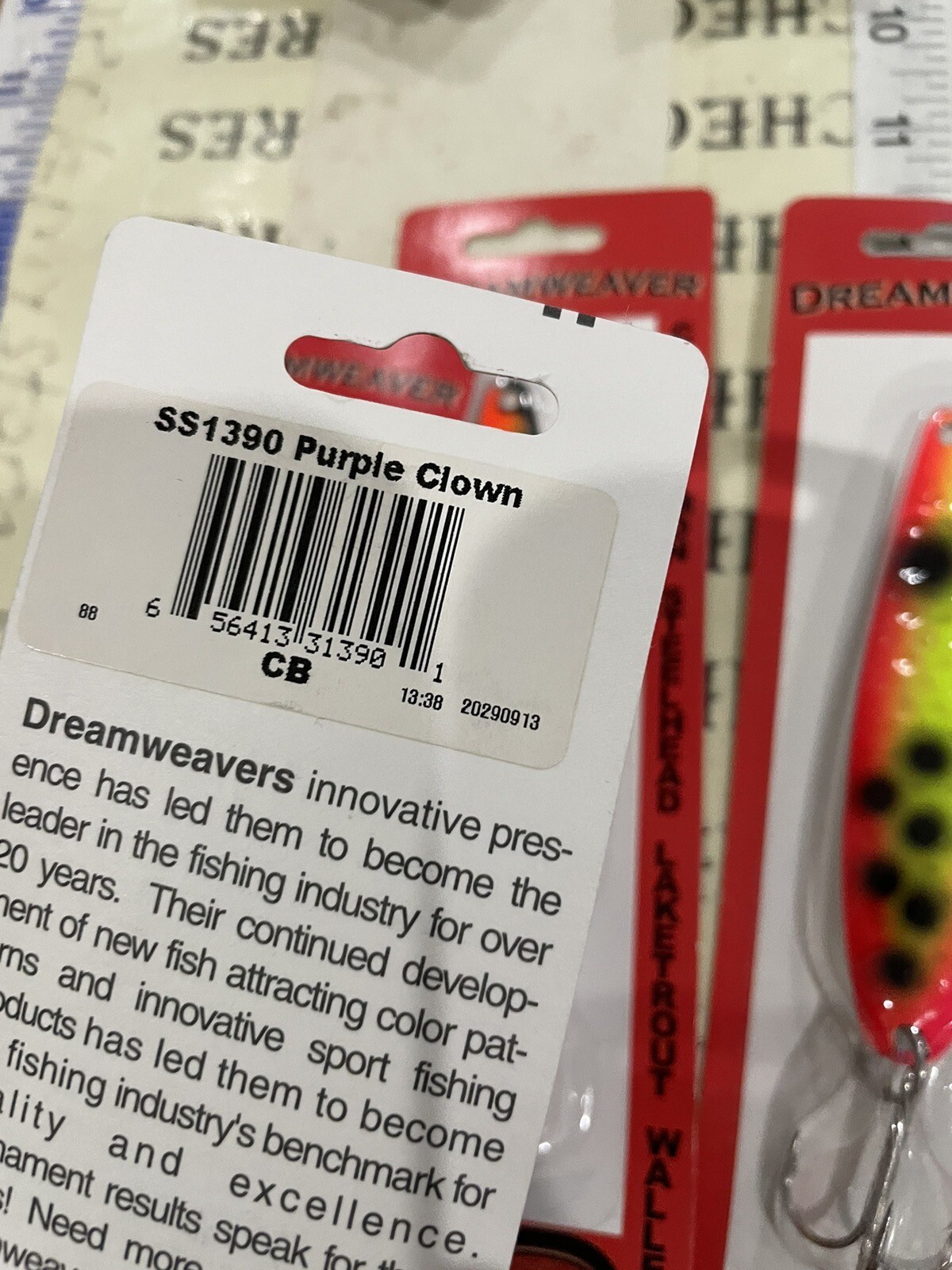 New 5 X Dreamweaver Super Slim Spoons Purple Clown Greasy Chicken Toxictoad Orng - Image 2