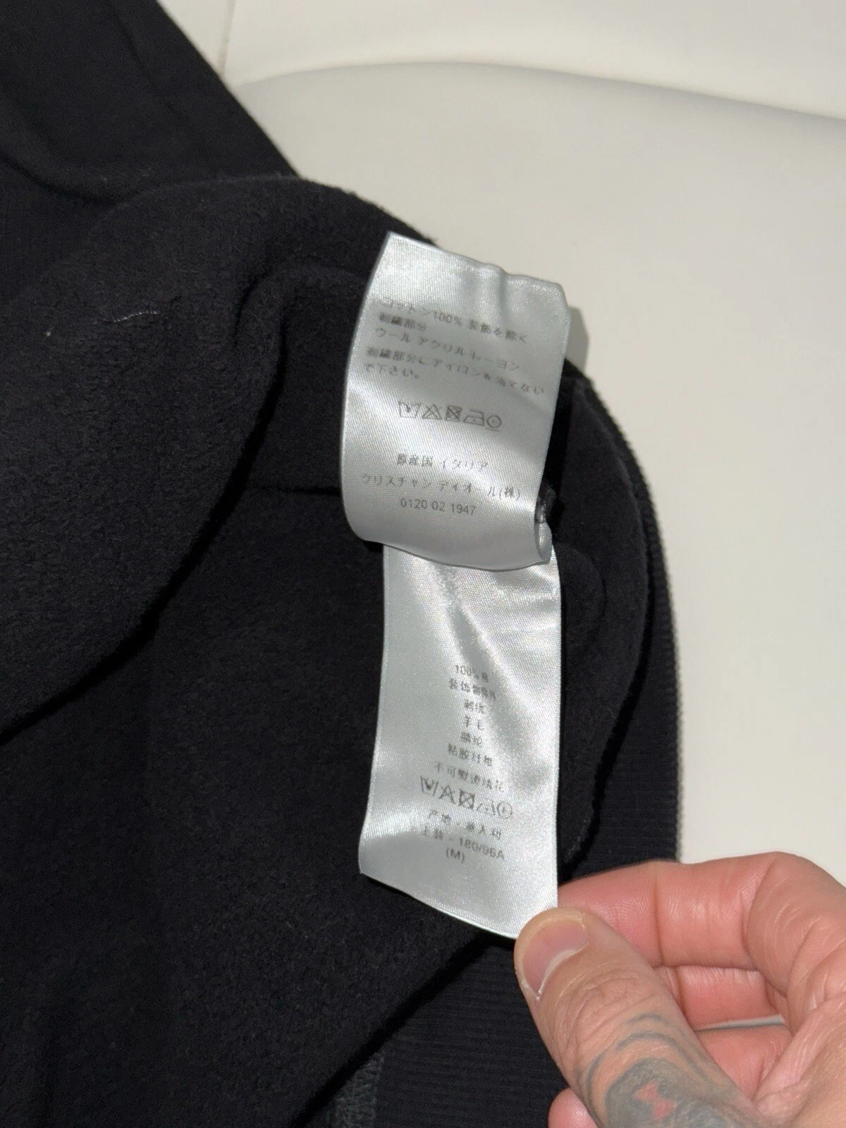 Felpa con cappuccio logo Dior